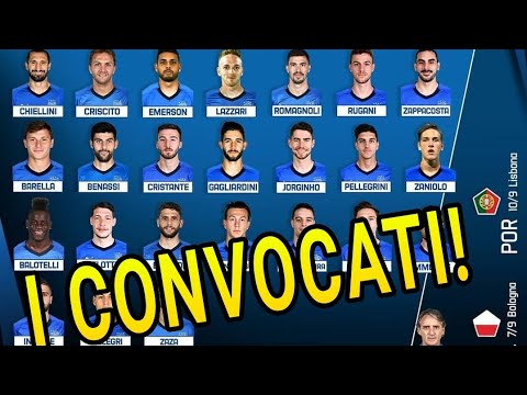 I CONVOCATI DI MANCINI PER LA NATIONS LEAGUE - IL MIO PENSIERO - YouTube