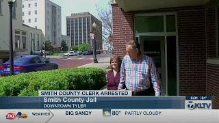 Smith County Clerk arrested, accused of interfering with arrest of son