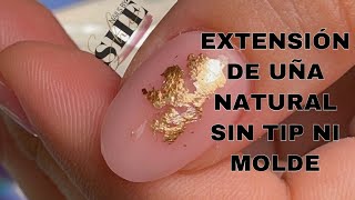 UÑAS ACRÍLICAS SIN TIP NI ESCULTURA, ALARGAMIENTO CON FORMA ALMENDRADA 💖 así lo hago YO 🙏🥰