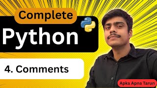 Python Comments Explained in Hindi | Single Line & Multi Line Comments
