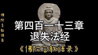 413.第四百一十三章 退失法经《佛陀言教语录》