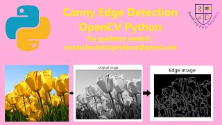 Canny Edge Detection Opencv with Python source code | Image Processing | shorts