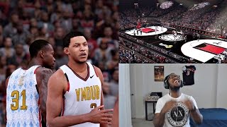 NBA 2K16 PS4 MyTEAM - FUNNY OPPONENT RAGES ON MIC! NEW CUSTOM ARENA \u0026 JERSEY REVEALED!!