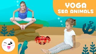 YOGA for Children - Aquatic Animals Yoga Poses  - Yoga Practice Tutorial