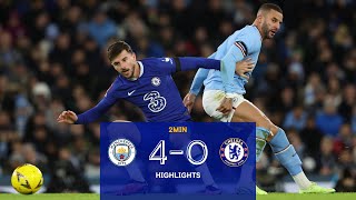 Manchester City v Chelsea (4-0) | Highlights | FA Cup