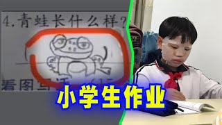 爆笑解说：小学生这么写作业，老师都气笑了吧！