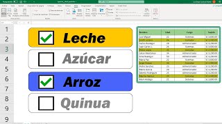 CheckBox con formato condicional en Excel ( Control de formulario: casillas)