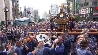 2017（平成29年）富岡八幡宮例大祭・門前仲町交差点/仲一