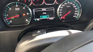 Chevrolet Tahoe - Turning on 4 x 4 mode