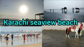 SEA VIEW KARACHI 2024 || VISIT CLIFTON BEACH || KARACHI BEST BEACH || BEST TOURIST PLACE❤