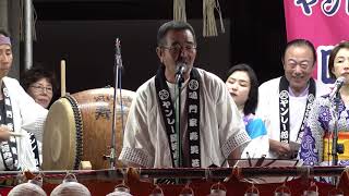 ヤンレー節 河内音頭 鳴門家明丸「第13回 奉納盆踊り大会」八尾市 渋川神社 2018-10-06