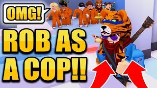 HOW TO ROB THE JEWELRY STORE AS A COP!! 👮 (Roblox Jailbreak Secret Glitch)