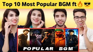 Top 10 Most Popular BGM ft Master,Petta,ArjunReddy,Asuran,Theri,Saaho,Kaithi,VikramVedha | Reaction