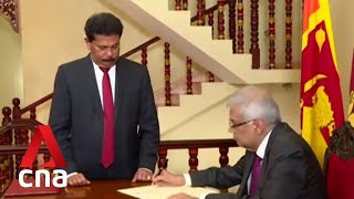 Sri Lanka crisis: Ranil Wickremesinghe sworn in as acting president