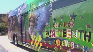 Champaign-Urbana MTD highlights local Black history with Juneteenth bus design