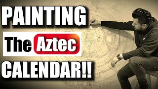Aztec Calendar (Calendario Azteca) !! Indoor Mural !!