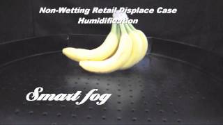 Smart Fog Non-Wetting Retail Displace Case Humidification