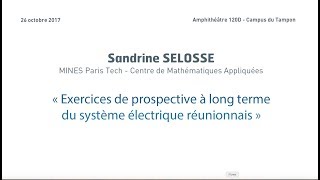 Intervention Sandrine SELOSSE  au  Colloque Scientifique sur la Transition Energétique