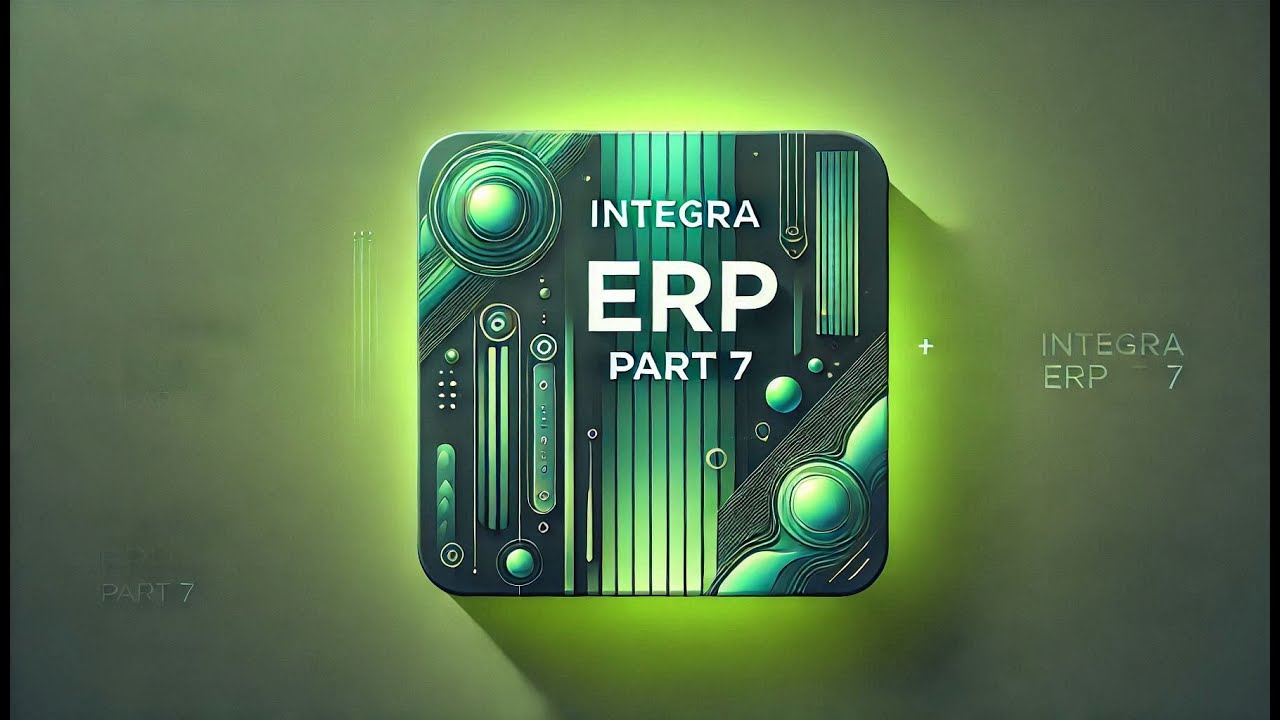 Integra Erp Part 7 Erp Software Youtube