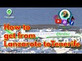 How to get from Lanzarote to Tenerife and Tenerife to Lanzarote