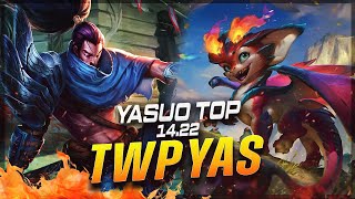 TheWanderingPro - Yasuo vs Smolder TOP Patch 14.22 - Yasuo Gameplay