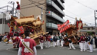 令和4年 鶴見緑地退場～打ち別れ 鶴見区だんじり祭 浜/横堤/諸口/中茶屋/今津