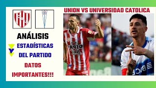 Te enseño datos y alineaciones del partido de Union vs la U Católica por la Serie Rio de la Plata