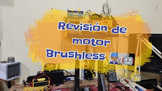 Comprobacion de motor Brushless   Revisar sensores Hall y Fases del Motor