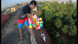 NTN - Troll Thả 100 Quả Bóng Nước Xuống Đầu (Dropping 100 Water Balloons On My Brother’s Head)