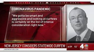 NJ Considers Statewide Curfew Due to Coronavirus | NBC New York