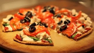 Pizza Crust Made from Quinoa - Healthy Gluten Free Recipe!