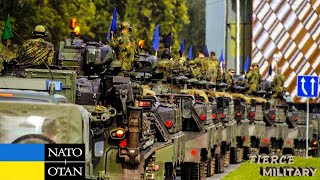 90 US Military Stryker Combat Vehicles Return to Ukraine for Training