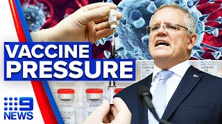 Coronavirus: Pressure ramps up for rate of vaccine rollout | 9 News Australia
