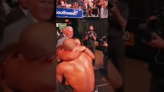 jose Aldo kisses his wife after win at ufc  265