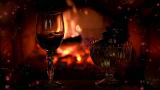 Romantic Music for Love Night❤️Crackling Fireplace \u0026 Love Making Music 3 Hours, Wine and Chill Music