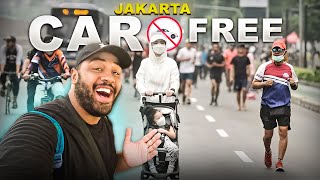 Jakarta's SHOCKING Car Free Day Experience!🇮🇩