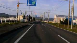 Hokkaido Prefectural Road Route99（Wassamu Dir①）Takasu town 360p drive, in Japan