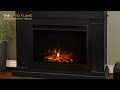 Real Flame Centennial Grand Electric Fireplace in Black - 8770E-BK