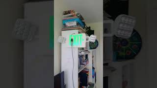 Lithonia lighting exit sign combo Power outage test