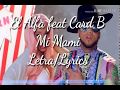 El Alfa El Jefe feat Card B - Mi Mami (Letra/Lyrics)