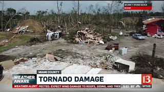 Miami County tornado damage