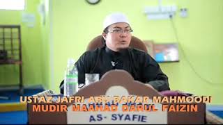 Nak selesa hidup, nak tenang hidup.. I  Ustaz Jafri Abu Bakar Mahmoodi