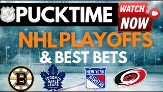 2024 NHL Playoffs Predictions | Bruins vs Maples Leafs | Hurricanes vs Rangers | PuckTime May 2