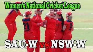 Live Cricket SAU-W vs NSW-W ll Live Women's National Cricket League