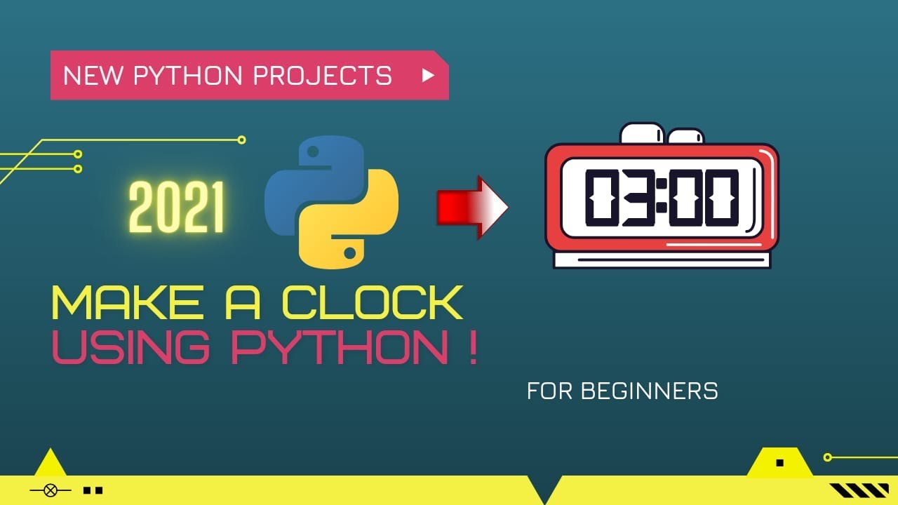 How To Make A Project Using Python Digital Clock Python Projects