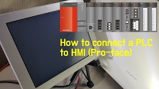 PLC Programming Course : How to connect a PLC (QJ71E71-100) to HMI (Pro-face)