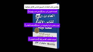 شرح العادات السبع للناس الأكثر فعالية افضل كتاب على الإطلاق #تطوير_الذات #اكسبلور