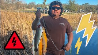 Lightning trout fishing (lightning strikes⚡️)