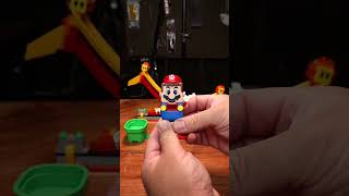 Super Mario Lava Wave Ride Lego Build #lego #mario #shorts #asmr