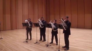 Entrada - North Texas Euphonium Quartet Video